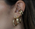 Piercing fake tubo dourado - comprar online