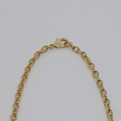 COLAR VENEZA - COLAR COM CORRENTE BANHADO A OURO 18K 60 cm - loja online