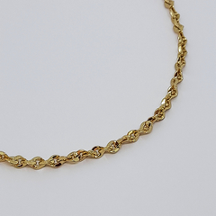 COLAR ELOS ROMA - COLAR BANHADO A OURO 18K COM ELOS 46 cm - loja online