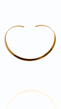 CHOKER GOLDEN HOUR ARO LISO - BANHO OURO 18K - comprar online