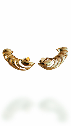 EARCUFF GOLDEN HOUR ONDAS BANHADO A OURO 18K - 5 cm - comprar online