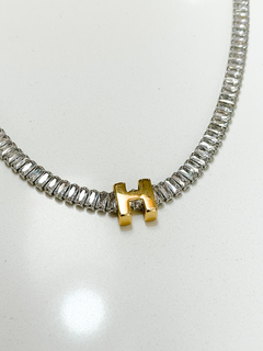 PINGENTE HIT LETRA H BANHADO EM OURO 18K - 1cm - comprar online