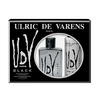 Kit Ulric de Varens Black Perfume Masculino EDT 100ml + Body Spray 200ml