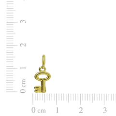 Pingente Chave Ouro 18k - 1,0 Cm - comprar online