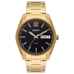 Relógio Masculino Dourado Orient Fundo Preto MGSS2009 G2KX