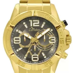Relógio Masculino Dourado Condor COVD34AA/4C - comprar online