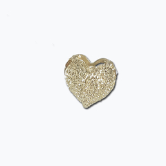 Pingente Coração Pavê sem Argola Ouro 18k - 1,0 cm