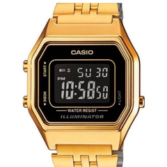 Relógio Casio Unissex Vintage La680wga-1bdf Dourado Digital na internet