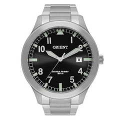 Relógio Orient Mbss1372 P2Sx Masculino Prateado E Preto