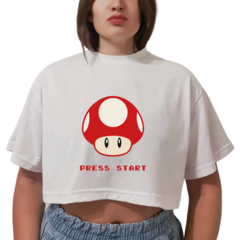 8C - CROP TOP HONGO MARIO BROS