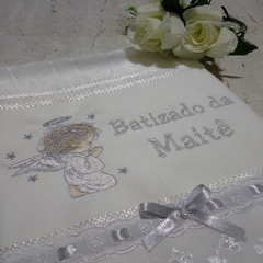 toalha de batizado personalizada 