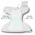 Fralda Lycra Conchas + Absorvente 6c melton | Afeto - loja online