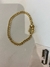 PULSEIRA GRUMET FECHO TRAVA DUPLA (4mm) - MACIÇA - BANHADO A OURO 18k - comprar online