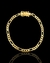 PULSEIRA 3 POR 1 FECHO TRAVA DUPLA (4mm) - BANHADO A OURO 18k