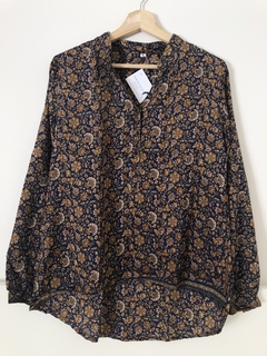 Camisa Mao 3 botones flores - tienda online