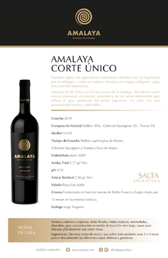 AMALAYA CORTE ÚNICO - tienda online