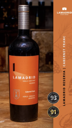 LAMADRID RESERVA CABERNET FRANC - comprar online