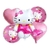 SET DE GLOBO X 5 HELLO KITTY