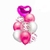 SET GLOBOS X 9 UNID FUCSIA