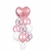 SET GLOBOS X 9 UNID ROSA