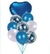 SET GLOBOS X 9 UNID AZULES