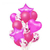 SET GLOBOS X 14 UNID FUCSIA