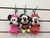 LLAVEROS MICKEY Y MINNIE 15 CM