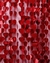 CORTINA LLUVIA CORAZON ROJO 2M X 1M