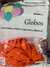 GLOBOS DE LATEX 10 PULGADAS X 50 UNID PERLADO COLOR NARANJA