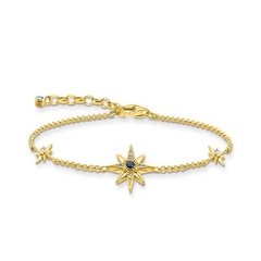 Pulseira da Sorte Estrela da Realeza (Banho Ouro) (sob encomenda¹)