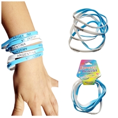 pulsera elastica argentina x 6 und