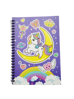 Imagen de Libreta unicornio 21cm x 16cm