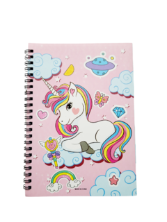 Libreta unicornio 21cm x 16cm - Mayl'