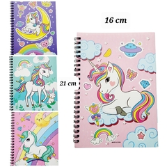 Libreta unicornio 21cm x 16cm - comprar online