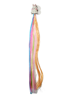 Aplique de pelo arco iris - comprar online