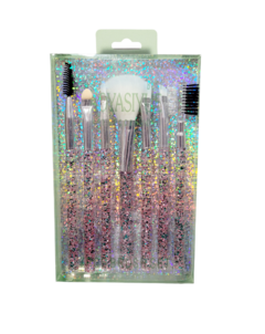 Set brocha completo glitter x 7 piezas - comprar online