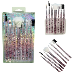 Set brocha completo glitter x 7 piezas