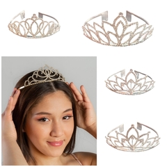 Tiara corona con peineta