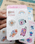 MINI planchitas de Stickers x10unidades - comprar online