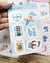 MINI planchitas de Stickers x10unidades