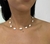 Choker Pérolas Espaçadas Nylon - comprar online