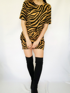 Vestido Animal Print Zebra - comprar online