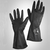 Guantes de látex industrial negro Steelpro