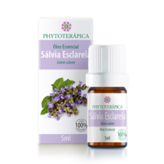 ÓLEO ESSENCIAL DE SÁLVIA ESCLAREIA 5ML - PHYTOTERÁPICA