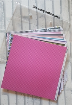 Kit Envelope Organizador para papel de Scrapbook