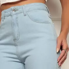 Calça Jeans Mom Cintura Alta Feminina - IJ T R E N D Y