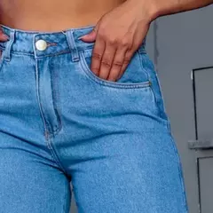 Calça Jeans Pantalona Feminina Cintura Alta - loja online