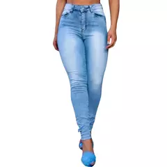 Imagem do Calça Jeans Skinny Feminina Cintura Alta