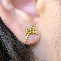 Conjunto da Fé Folheado em Ouro 18k