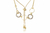 Pulseira Regulável com Arcos Trabalhados Folheado em Ouro 18k - I N O V A J O I A S BR